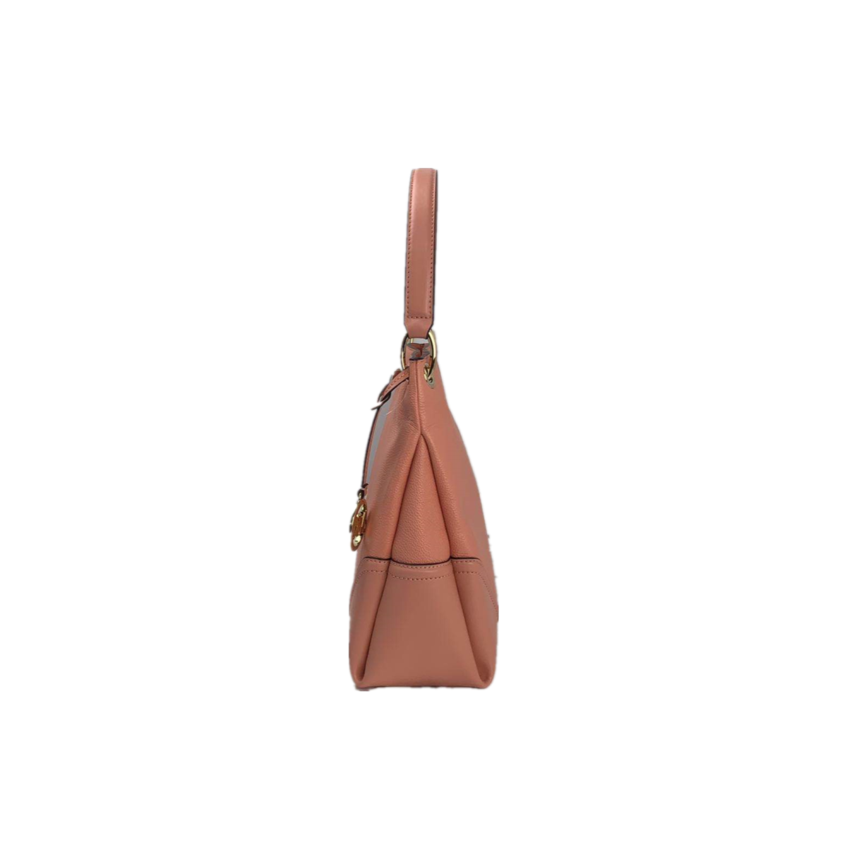 Michael Kors Nicole 35T9GNIL2L Medium Shoulder Leather Bag Peach Michael Kors Nicole 35T9GNIL2L Medium Shoulder Leather Bag Peach